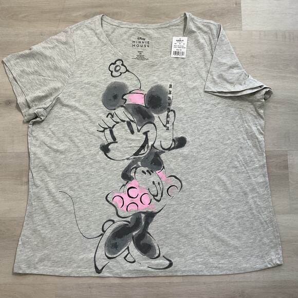 Disney Minnie Mouse Tee Womens 3XL New with Tag and sticker never worn - Picture 1 of 9